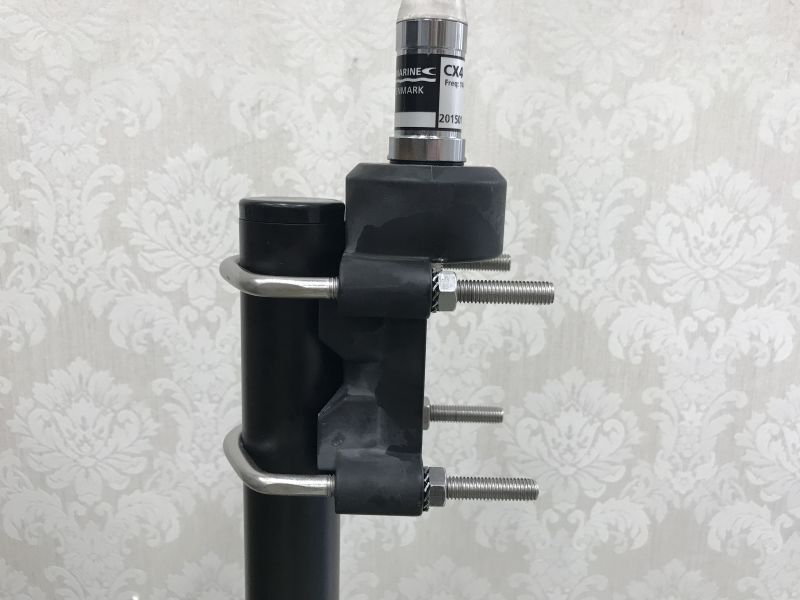 画像2: アンテナ基台　マスト・レール用ブラケット　 アルミダイキャスト